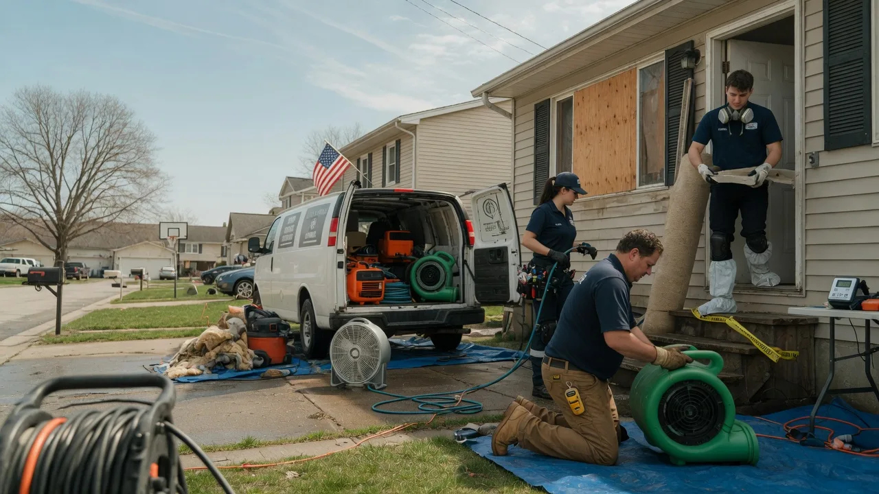 Water Damage Restoration in Slickville, PA near me